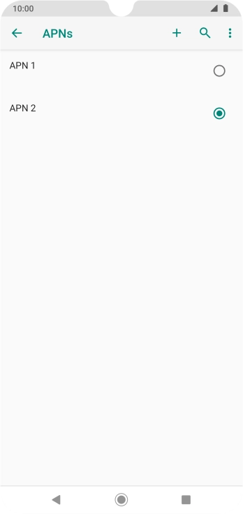 Press the Home key to return to the home screen.