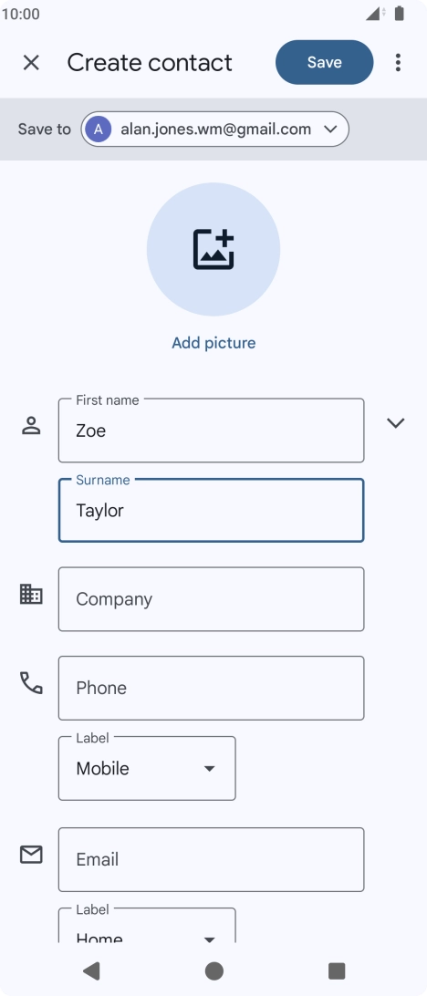 Press Phone and key in the phone number.