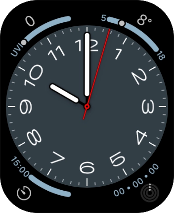 Press and hold the Digital Crown to turn on Siri.