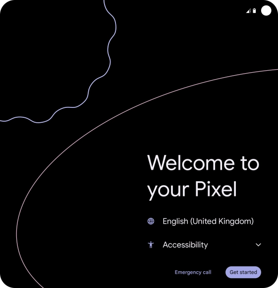 Press the field next to the language icon.
