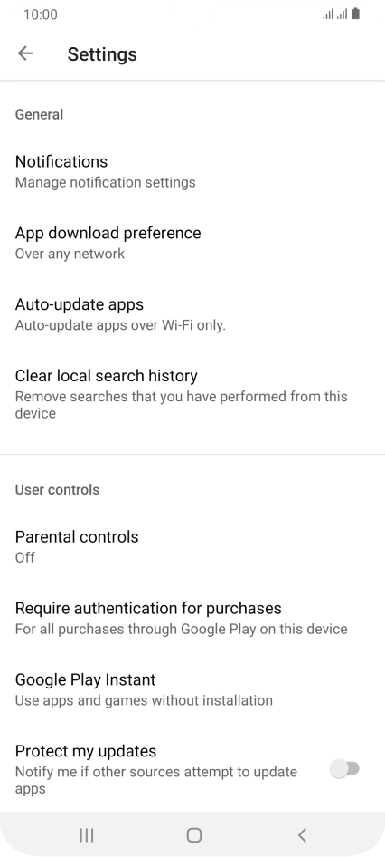Press Auto-update apps.