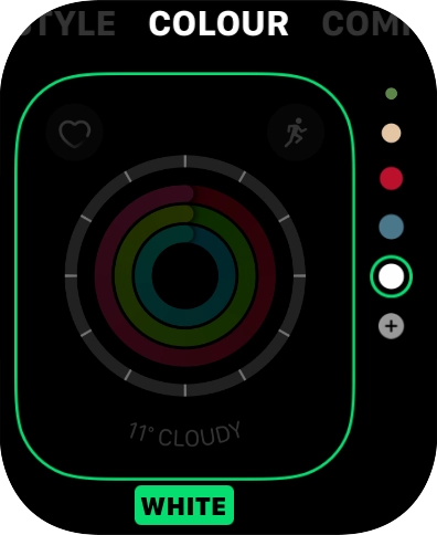 Press the Digital Crown twice to return to the home screen.