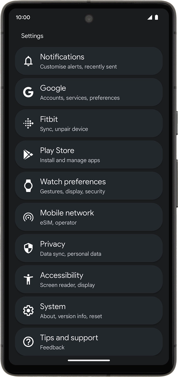On your phone: Press Play Store.