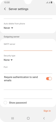 Press the drop down list below 