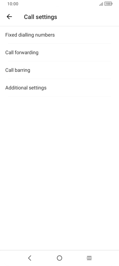 Press Additional settings.