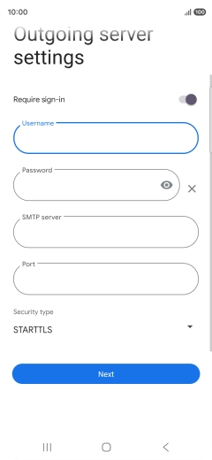 Press the field below 