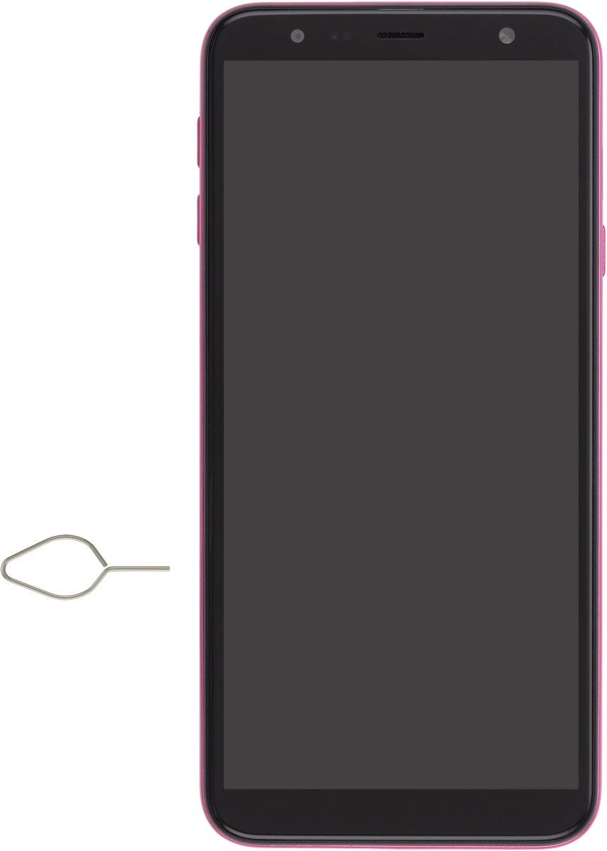 Find the opener for the SIM holder.