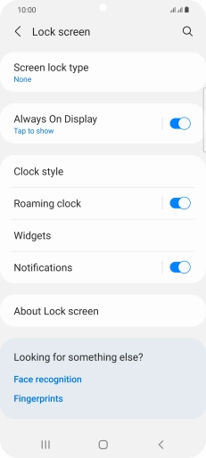 Press the Home key to return to the home screen.