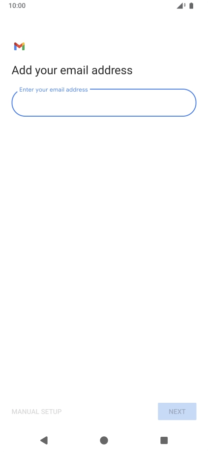 Press the field below 