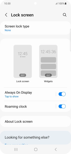Press the Home key to return to the home screen.