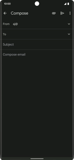 Press To and key in the first letters of the recipient's name.