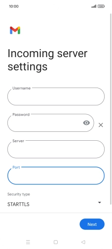 Press the drop down list below 