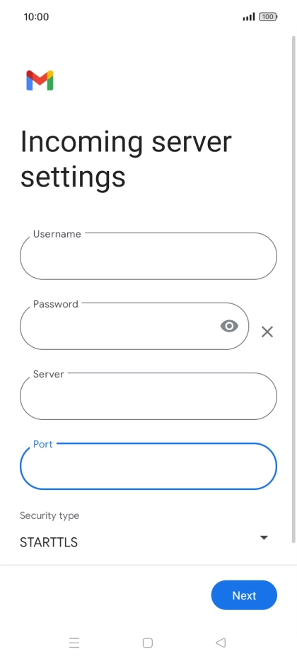 Press the drop down list below 