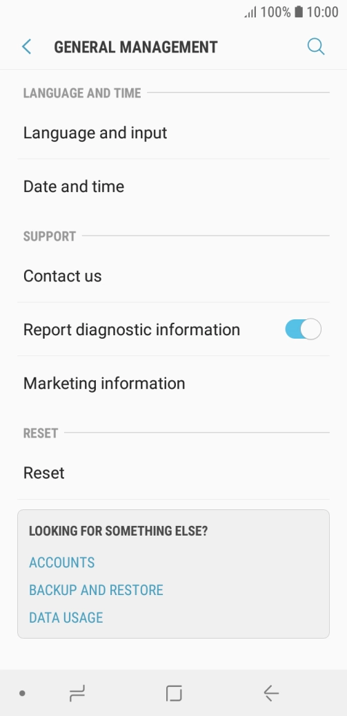 Press Date and time.