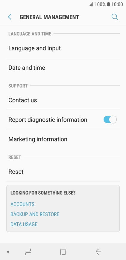 Press Date and time.