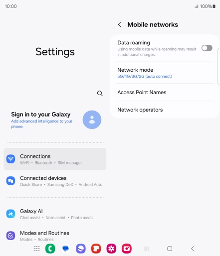Press Access Point Names.