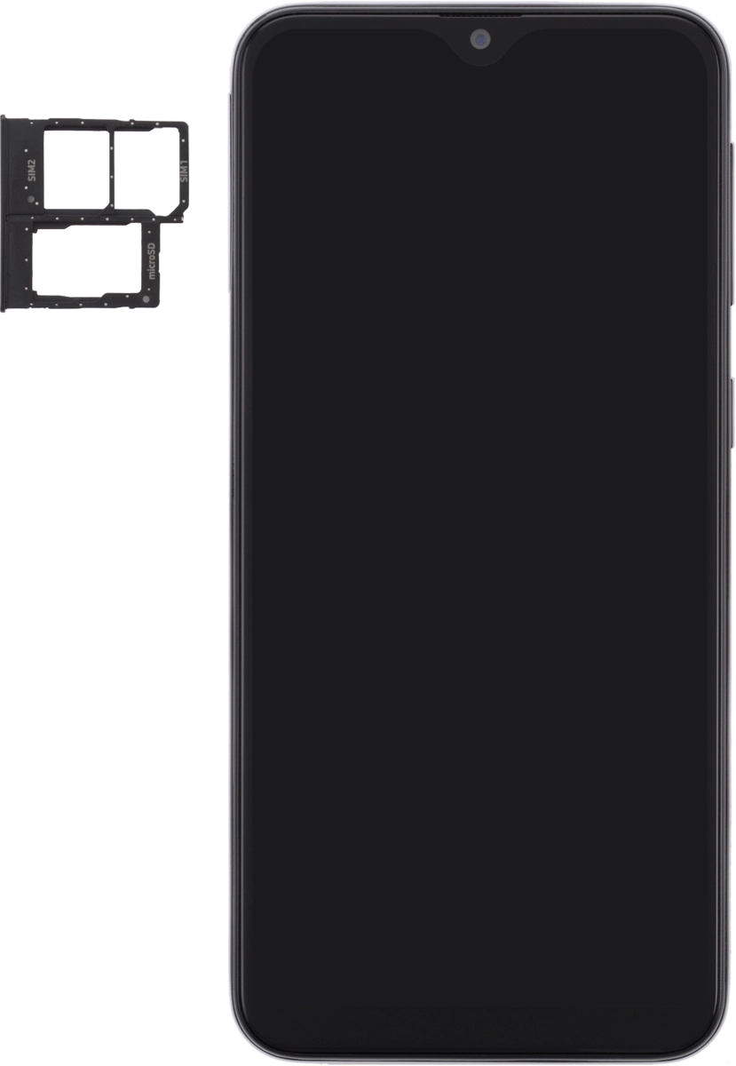 Turn your SIM so the angled corner of the SIM matches the angled corner of the first SIM holder and place your SIM in of the first the SIM holder.