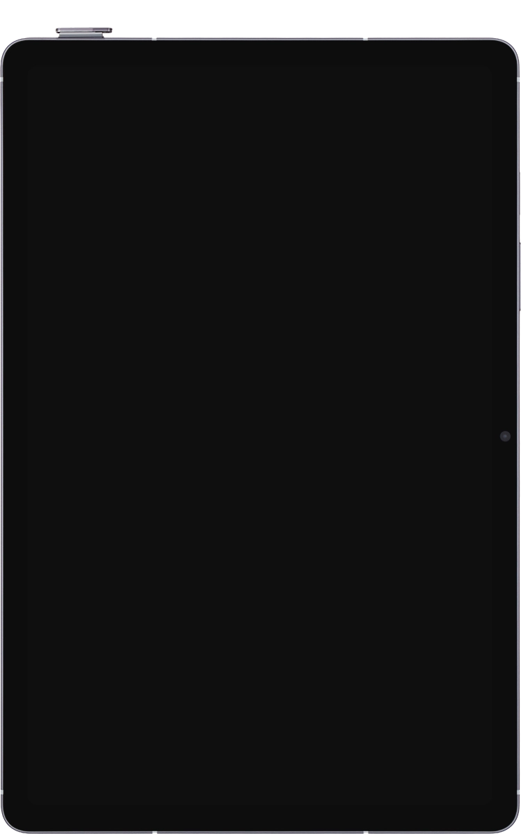 Remove the card holder from your tablet.