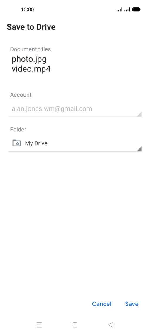 Press the field below 