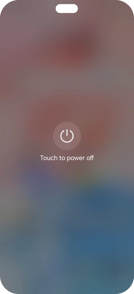 Press Touch to power off.