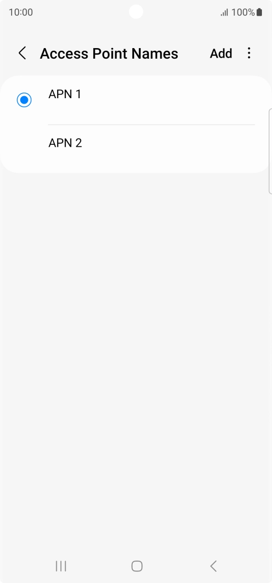 Press the Home key to return to the home screen.