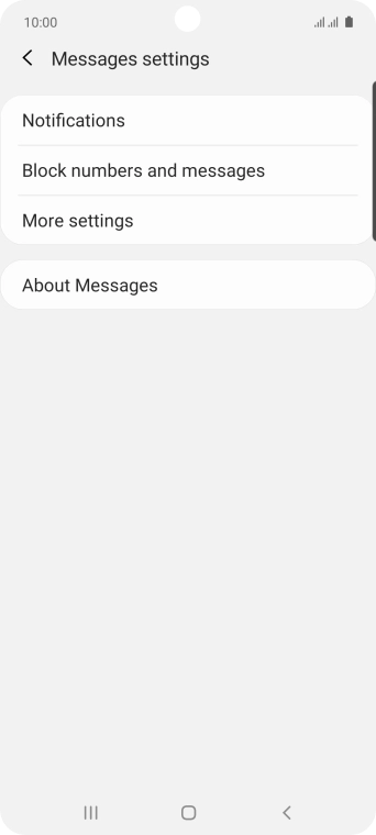 Press More settings.
