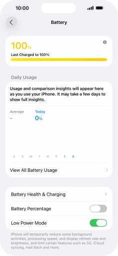 Slide your finger upwards starting from the bottom of the screen to return to the home screen.