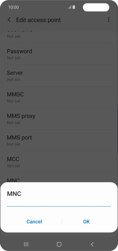Key in 33 and press OK.