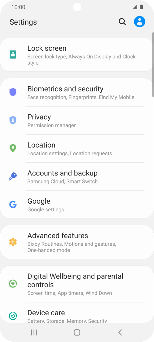 Press Accounts and backup.