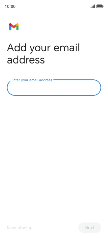 Press the field below 