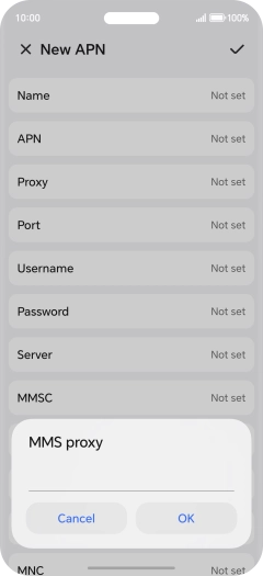 Key in 149.254.201.135 and press OK.
