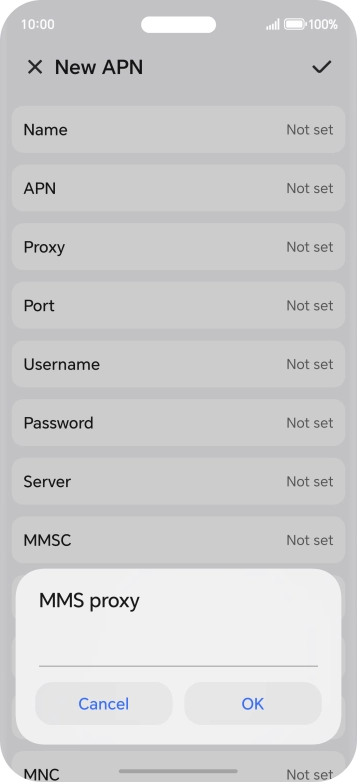 Key in 149.254.201.135 and press OK.
