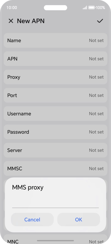 Key in 149.254.201.135 and press OK.