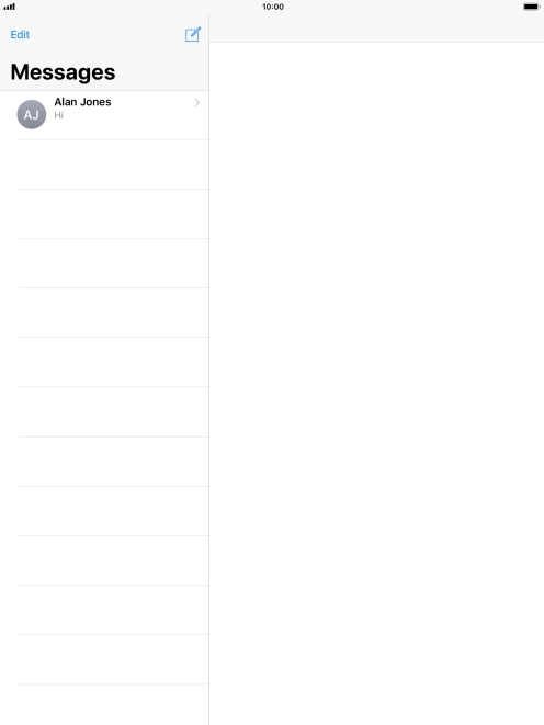 Press the new message icon.