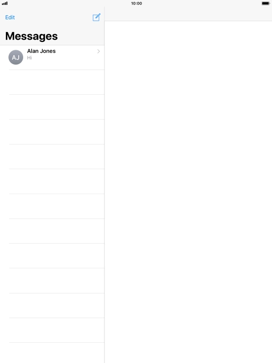 Press the new message icon.