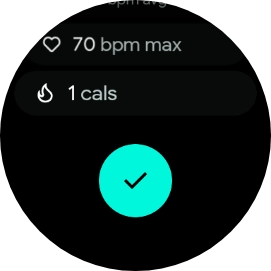Press the confirm icon.