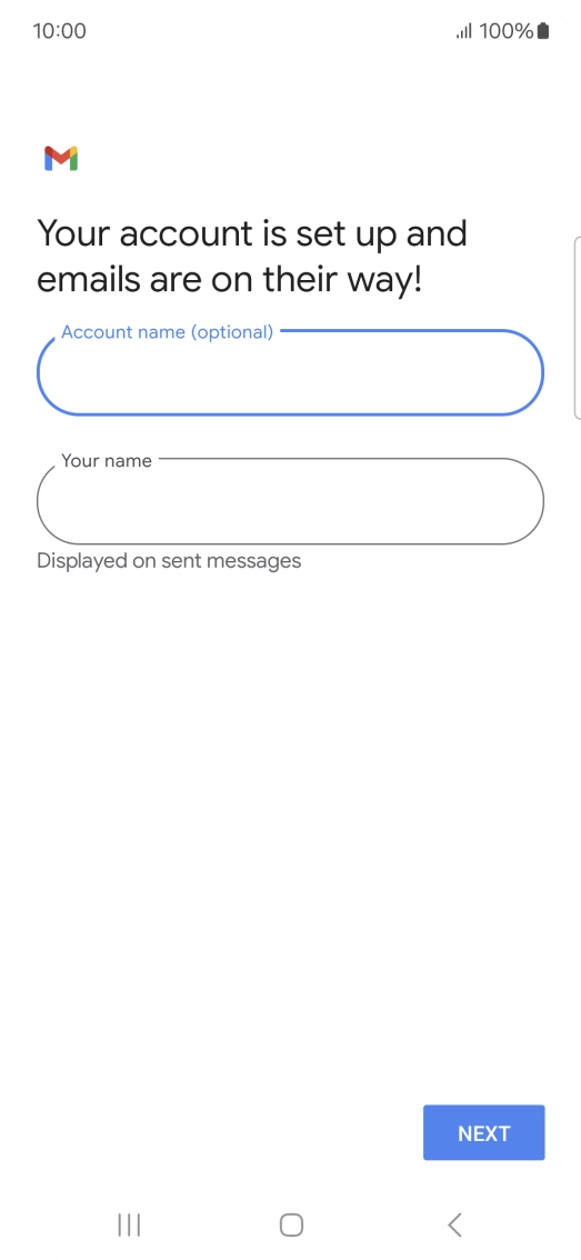 Press the field below 