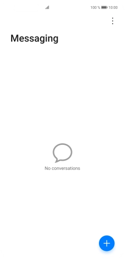 Press the menu icon.