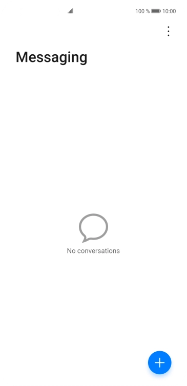 Press the menu icon.