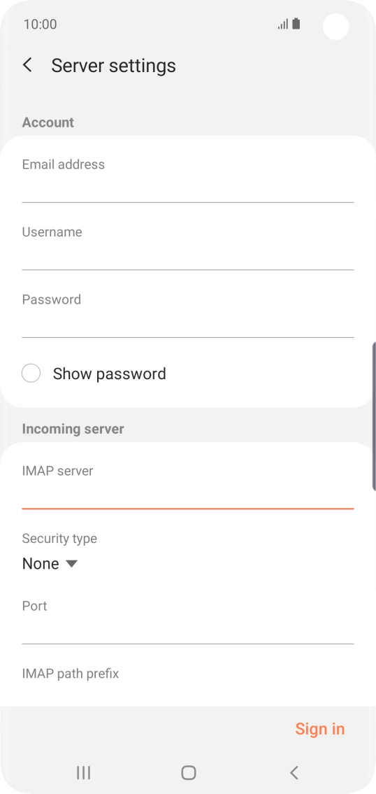 Press the drop down list below 