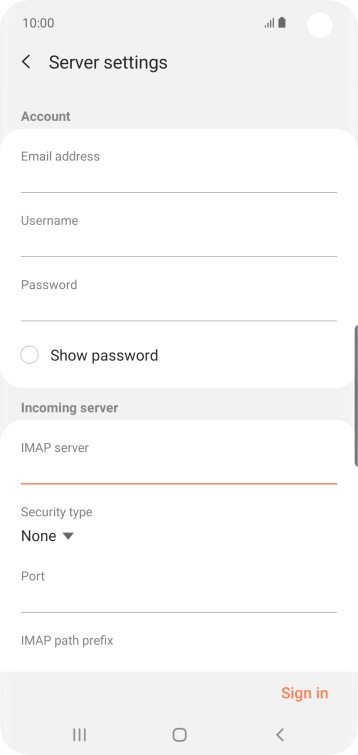 Press the drop down list below 