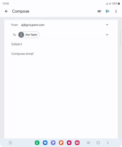 Press Subject and key in the required subject.