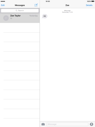 Press the new message icon.