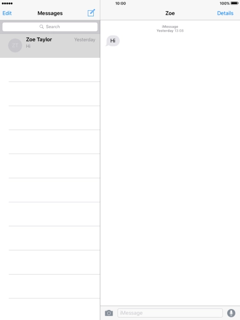 Press the new message icon.