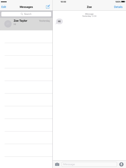 Press the new message icon.