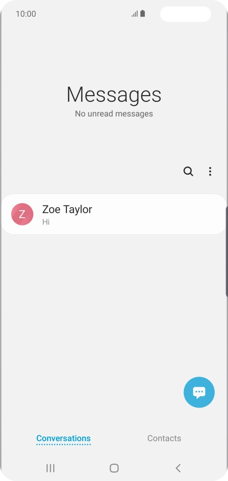 Press the new message icon.