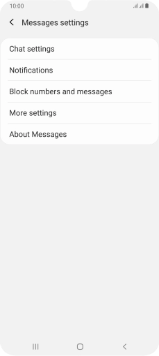 Press More settings.