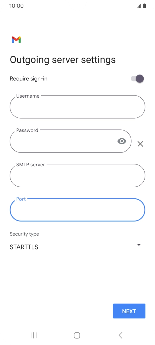 Press the drop down list below 
