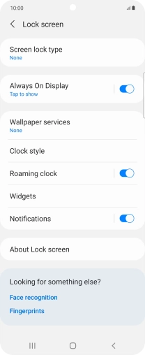 Press the Home key to return to the home screen.