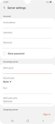 Press the drop down list below 